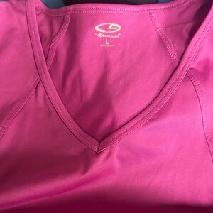 Champion Fuchsia V-Neck Tank Top
